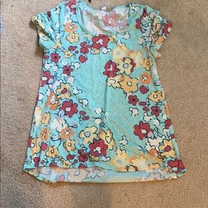 Lularoe floral Mickey Mouse t-shirt